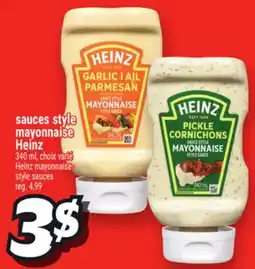 Metro SAUCES STYLE MAYONNAISE | HEINZ MAYONNAISE STYLE SAUCES offer