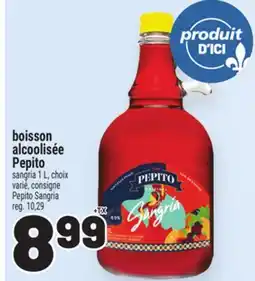 Metro BOISSON ALCOOLISÉE PEPITO | PEPITO SANGRIA offer