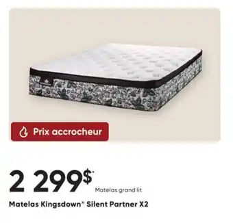 Dormez Vous Matelas Kingsdown Silent Partner X2 offer