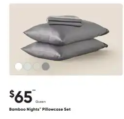 Dormez Vous Bamboo Nights Pillowcase Set offer