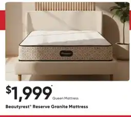 Dormez Vous Beautyrest Reserve Granite Mattress offer