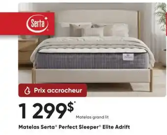 Dormez Vous Matelas Serta Perfect Sleeper Elite Adrift offer
