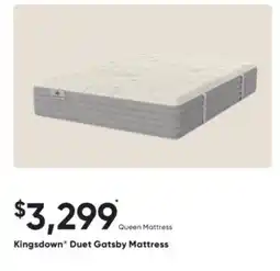 Dormez Vous Kingsdown Duet Gatsby Mattress offer