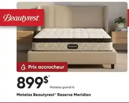 Dormez Vous Matelas Beautyrest Reserve Meridian offer