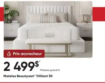 Dormez Vous Matelas Beautyrest Trilliant 30 offer