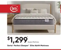 Dormez Vous Serta Perfect Sleeper Elite Adrift Mattress offer