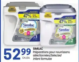 Uniprix SIMILAC Préparations pour nourrissons sélectionnées/Selected infant formulas offer