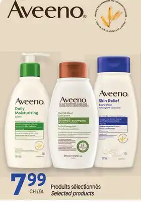 Uniprix Aveeno Produits sélectionnés/Selected products offer