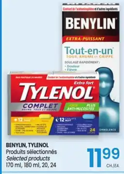 Uniprix BENYLIN, TYLENOL Produits / sélectionnés Selected products offer