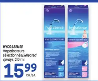 Uniprix HYDRASENSE Vaporisateurs sélectionnés/Selected sprays offer