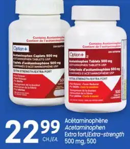 Uniprix Option+ Acétaminophène Acetaminophen Extra fort/Extra-strength offer