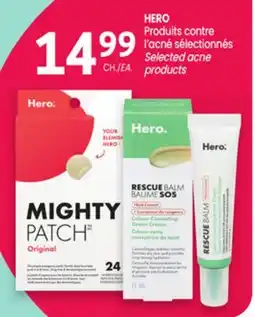 Uniprix HERO Produits contre l'acné sélectionnés / Selected acne products offer