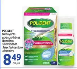 Uniprix POLIDENT Nettoyants pour prothèses dentaires sélectionnés / Selected denture cleansers offer