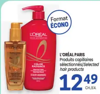 Uniprix L'ORÉAL PARIS Produits capillaires sélectionnés/Selected hair products offer
