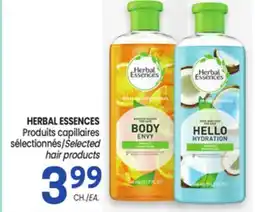 Uniprix HERBAL ESSENCES Produits capillaires sélectionnés / Selected hair products offer