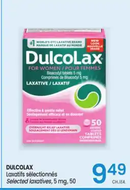 Uniprix DULCOLAX Laxatifs sélectionnés / Selected laxatives offer