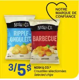 Uniprix NOSH & CO. Croustilles sélectionnées/ Selected chips offer