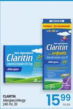 Uniprix CLARITIN Allergies/Allergy offer