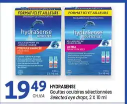 Uniprix HYDRASENSE Gouttes oculaires sélectionnées/Selected eye drops offer