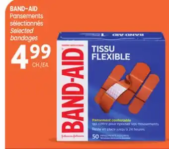 Uniprix BAND-AID Pansements sélectionnés / Selected bandages offer