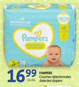 Uniprix PAMPERS Couches sélectionnées/ Selected diapers offer