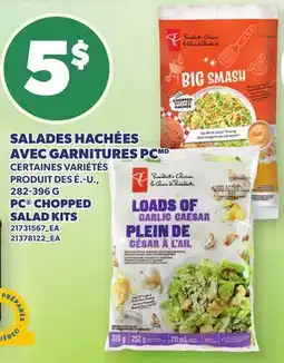 Provigo SALADES HACHÉES AVEC GARNITURES PC | PC CHOPPED SALAD KITS offer