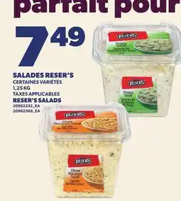 Provigo SALADES RESER'S | RESER'S SALADS offer