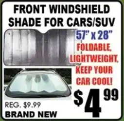 TechSource Front windshield shade for cars/suv offer