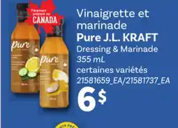 Provigo VINAIGRETTE ET MARINADE PURE J.L KRAFT | DRESSING & MARINADE offer