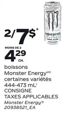 Provigo BOISSONS MONSTER ENERGY, 444-473 mL† offer