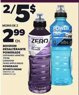 Provigo BOISSON DÉSALTÉRANTE POWERADE | POWERADE SPORTS DRINK offer