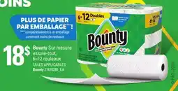 Provigo BOUNTY SUR MESURE ESSUIE-TOUT, 6=12 ROULEAUX offer