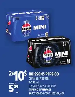 Provigo BOISSONS PEPSICO | PEPSICO BEVERAGES offer