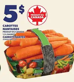 Provigo CAROTTES NANTAISES | CARROTS NANTES, 1,5 L BASKET offer