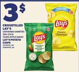 Provigo CROUSTILLES LAY'S | LAY'S POTATO CHIPS offer