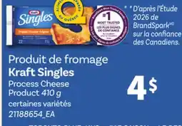 Provigo PRODUIT DE FROMAGE KRAFT SINGLES offer