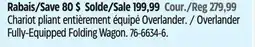 Canadian Tire Overlander Fully-Equipped Folding Wagon offer