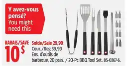 Canadian Tire 20-Pc BBQ Tool Set offer