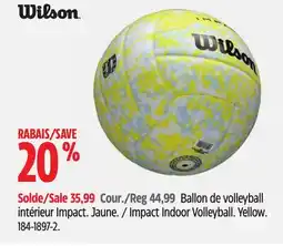 Canadian Tire Wilson Impact Indoor Volleyball offer