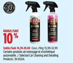 Canadian Tire Selected Car Cleaning and Detailing Products offer