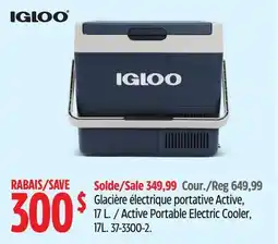 Canadian Tire Igloo Active Portable Electric Cooler, 17L offer