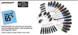 Canadian Tire Mastercraft 80-Pc Screwdriver Set with Storage Bag offer