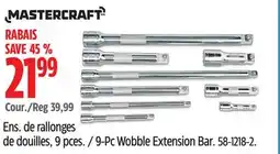 Canadian Tire Mastercraft 9-Pc Wobble Extension Bar offer