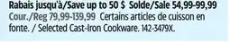 Canadian Tire Selected Paderno Cast-Iron Cookware offer