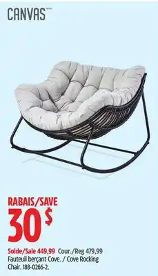 Canadian Tire CANVAS Cove Rocking Chair offer