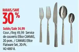 Canadian Tire CANVAS Ellice Flatware Set, 20-Pc offer