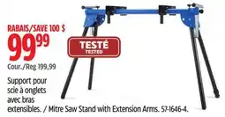 Canadian Tire Mastercraft Mitre Saw Stand with Extension Arms offer