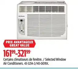 Canadian Tire NOMA Selected Window Air Conditioners offer