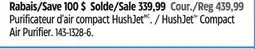 Canadian Tire HushJet Compact Air Purifier offer