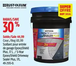 Canadian Tire Rust-Oleum 5-Year EpoxyShield Driveway Sealer Plus offer